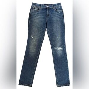 Joe’s Jeans Boyfriend Slim Ankle Distressed Size 25